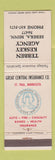 Matchbook Cover - Tebben Keskey Insurance Sebeka MN