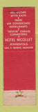 Matchbook Cover - Hotel Nicollet Minneapolis MN