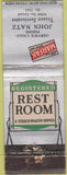 Matchbook Cover - Texaco Oil Gas NO TOWN CREASE