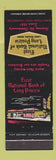 Matchbook Cover - First National Bank Long Prairie MN
