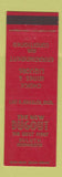 Matchbook Cover - Dugout Restaurant Duluth MN TWA Airlines