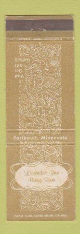 Matchbook Cover - Lavender Inn Faribault MN