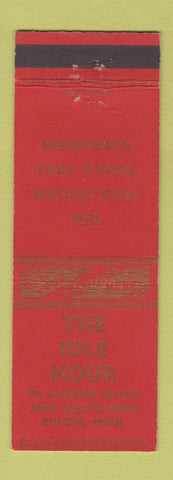 Matchbook Cover - Idle House Duluth MN fried chicken hamburgers