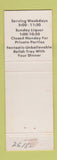 Matchbook Cover - Ted and Gen's BBQ Aldrich MN WEAR