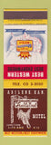 Matchbook Cover - Trails End Motel Abilene KS saddle Best Western