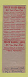 Matchbook Cover - Rand's Round Up Chuck Wagon Los Angeles Hollywood CA