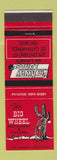 Matchbook Cover - Big Wheel Restaurant Parkway bowling St Catharines ON