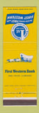 Matchbook Cover - First Western Bank San Francisco CA