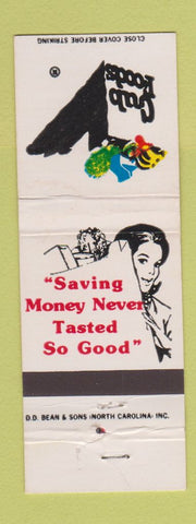 Matchbook Cover - Cub Foods Grocery girlie WEAR