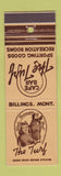 Matchbook Cover - The Turf Cafe Bar Sporting Goods Billings MT girlie