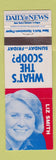 Matchbook Cover - Daily Newspaper Liz Smith New York City
