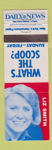 Matchbook Cover - Daily Newspaper Liz Smith New York City