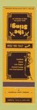 Matchbook Cover - The Sting King of Prussia PA restaurant girlie