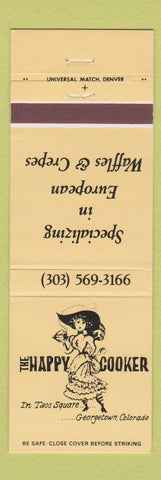 Matchbook Cover - Happy Cooker Restaurant Georgetown Colorado girlie
