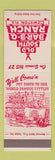 Matchbook Cover - Old South BBQ Ranch Clewiston FL