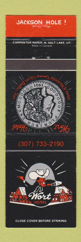 Matchbook Cover - Wort Hotel Jackson Hole WY