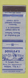 Matchbook Cover - Dosilda's Beauty Shooppe Manville RI girlie WEAR