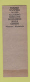 Matchbook Cover - RI Lumber East Providence RI ADVANCE