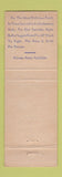 Matchbook Cover - Miss Dutton's Restaurant Providence RI WEAR