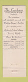 Matchbook Cover - The Coachmen Tiverton RI WEAR