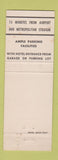 Matchbook Cover - Hotel St Paul MN Gopher Grill