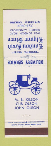 Matchbook Cover - London Road Liquor Store Duluth MN WEAR