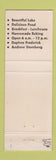 Matchbook Cover - Lakeview Castle Motel Duluth MN WEAR