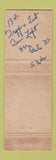 Matchbook Cover - Papagayo Motel El Paso TX WORN