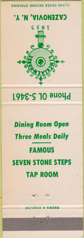 Matchbook Cover - Restaurant Cazenovia NY