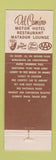 Matchbook Cover - Del Camino Motor Hotel Restaurant El Paso TX