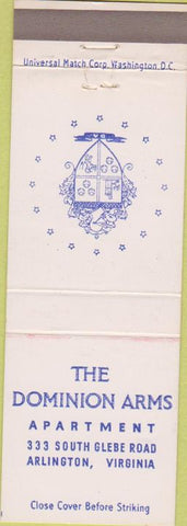 Matchbook Cover - Dominion Arms Apartment Arlington VA