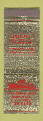 Matchbook Cover - Long Beach State Employees Credit Union CA