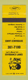 Matchbook Cover - Severage Lanes Bowling OH?