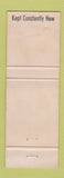 Matchbook Cover - Curtis Hotel Minneapolis MN WORN
