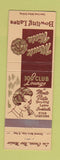 Matchbook Cover - Monte Vista Bowling girlie Las Cruces NM