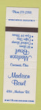 Matchbook Cover - Madison Bowling Cincinnati OH