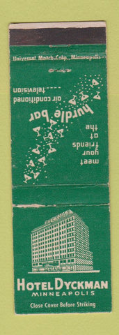 Matchbook Cover - Hotel Dyckman Minneapolis MN WORN