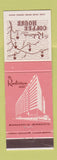 Matchbook Cover - Radisson Hotel Minneapolis MN