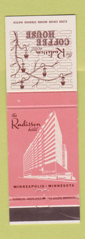 Matchbook Cover - Radisson Hotel Minneapolis MN