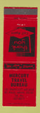 Matchbook Cover - Mercury Travel Bureau St Paul MN