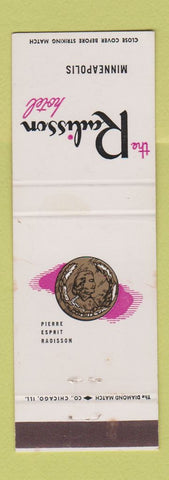 Matchbook Cover - Radisson Hotel Minneapolis MN