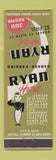 Matchbook Cover - Ryan Hotel St Paul MN bellhop