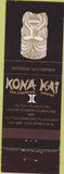 Matchbook Cover - Kona Kai tiki Kansas City MO