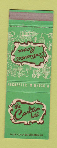 Matchbook Cover - Carlton Hotel Rochester MN
