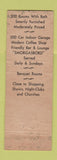 Matchbook Cover - Hotel Duckman Minneapolis MN
