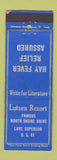 Matchbook Cover - Lutsen Resort MN WEAR