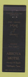 Matchbook Cover - Arroyo Motel Harlingen TX