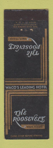 Matchbook Cover - The Roosevelt Hotel Waco TX WEAR
