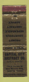 Matchbook Cover - Capital City Abstract Austin TX
