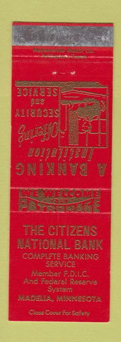 Matchbook Cover - Citizens National Bank Madelia MN WEAR